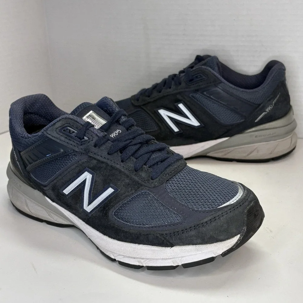 New Balance 990v5 Running Shoes - Women's US 8‎ Sneakers Navy Blue Made in USA